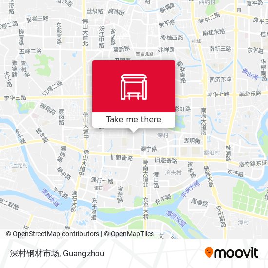 深村钢材市场 map