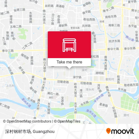 深村钢材市场 map