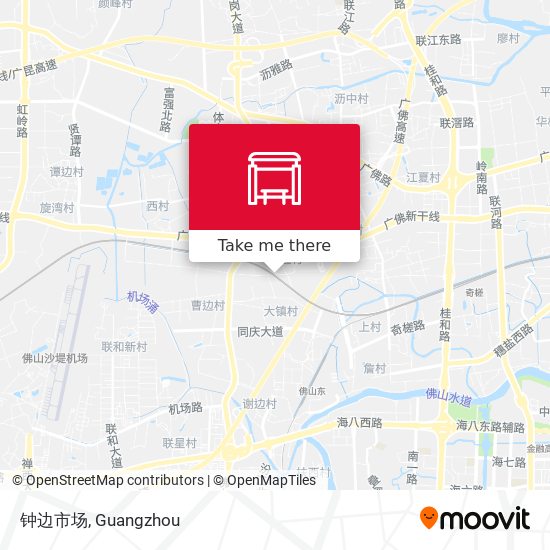 钟边市场 map
