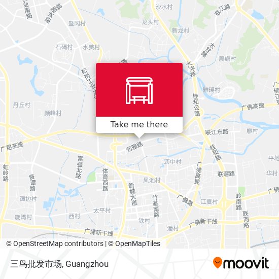 三鸟批发市场 map