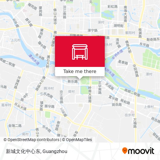 新城文化中心东 map