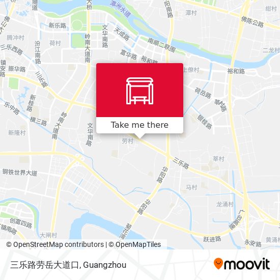 三乐路劳岳大道口 map