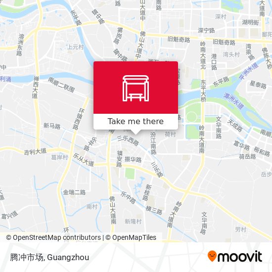 腾冲市场 map