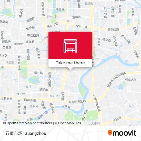 石啃市场 map