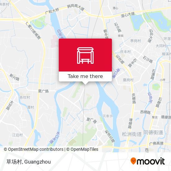 草场村 map