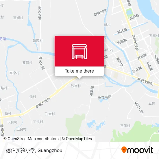 德信实验小学 map