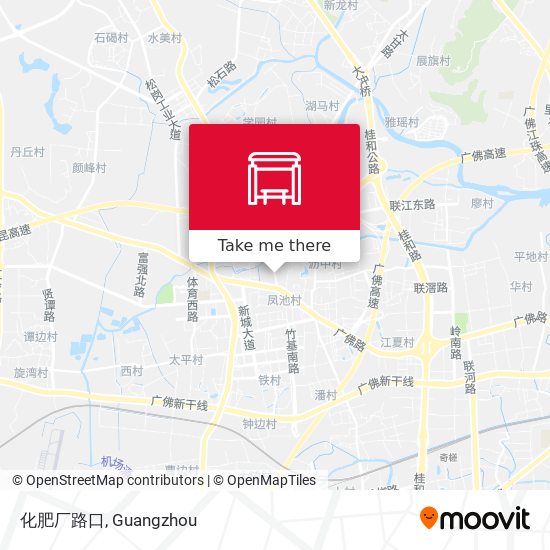 化肥厂路口 map