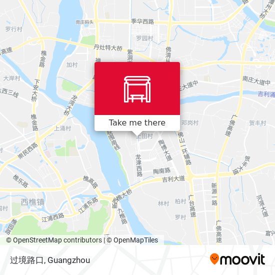 过境路口 map