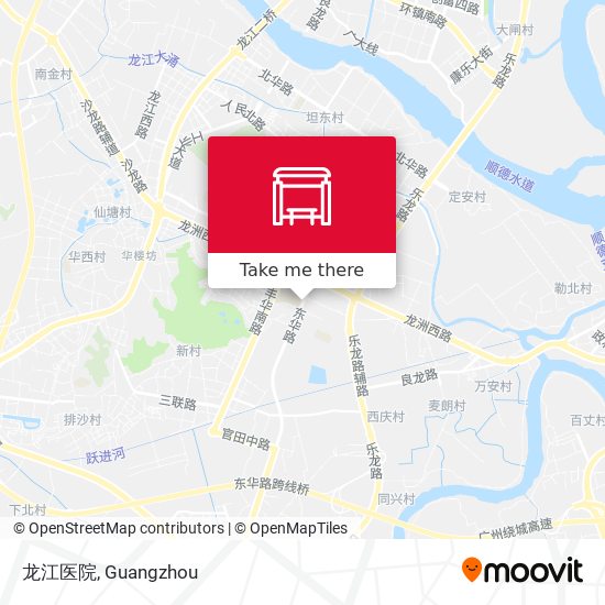 龙江医院 map