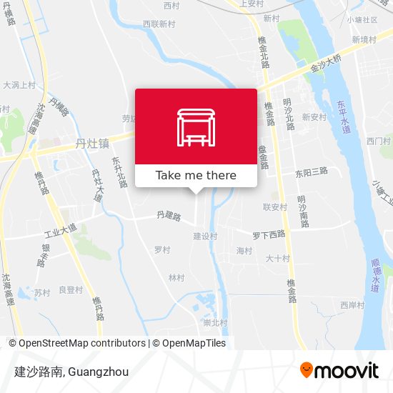 建沙路南 map