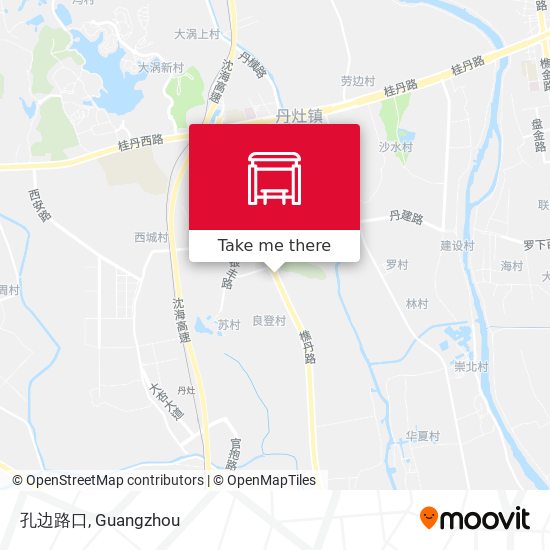 孔边路口 map