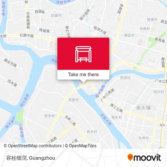 容桂细滘 map