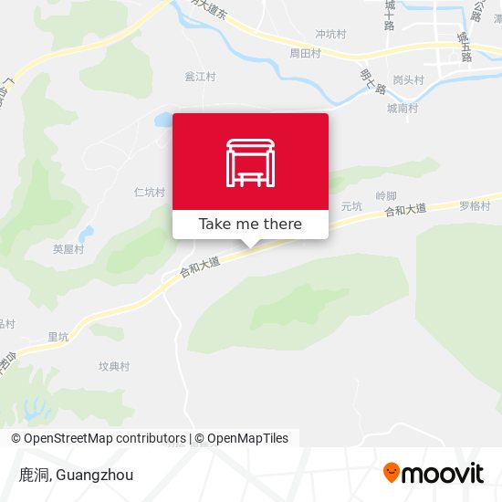 鹿洞 map