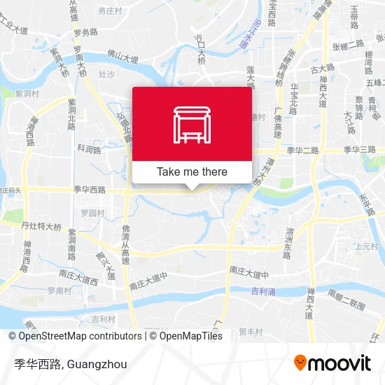 季华西路 map
