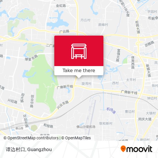 谭边村口 map