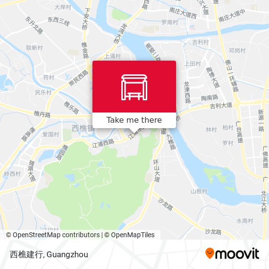 西樵建行 map