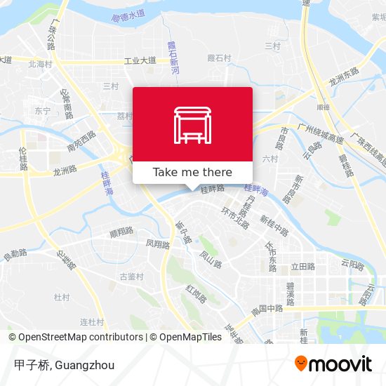 甲子桥 map