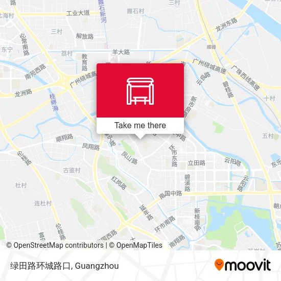 绿田路环城路口 map