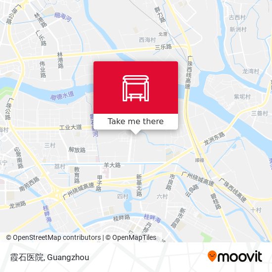 霞石医院 map