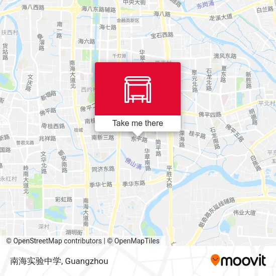 南海实验中学 map