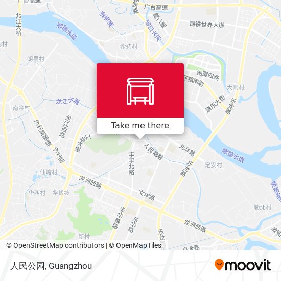 人民公园 map