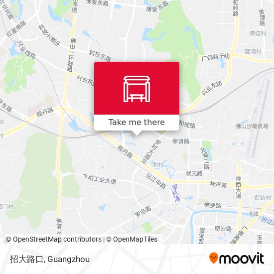 招大路口 map