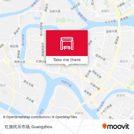 红旗民乐市场 map