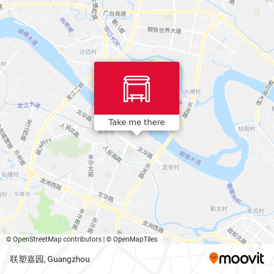 联塑嘉园 map