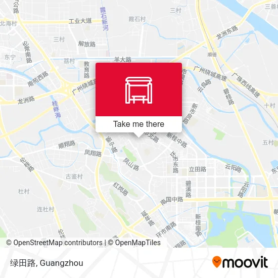 绿田路 map
