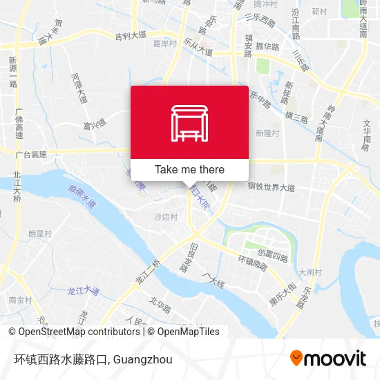 环镇西路水藤路口 map