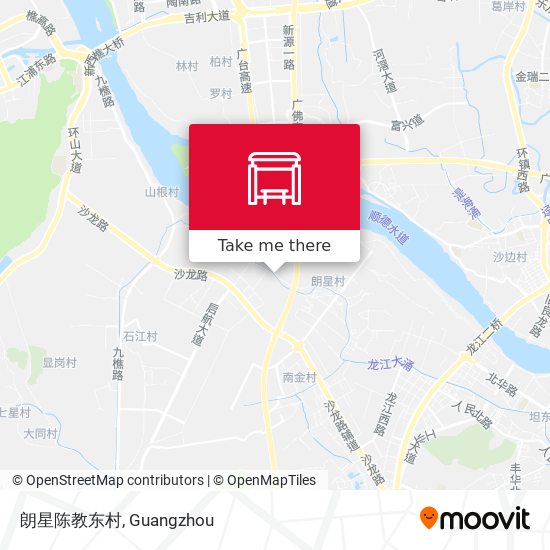 朗星陈教东村 map