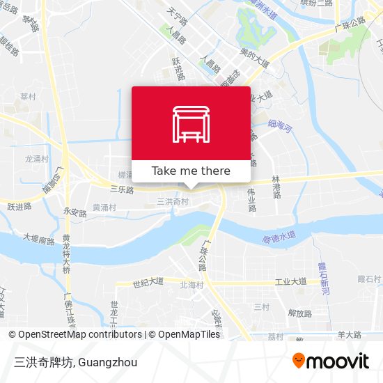 三洪奇牌坊 map