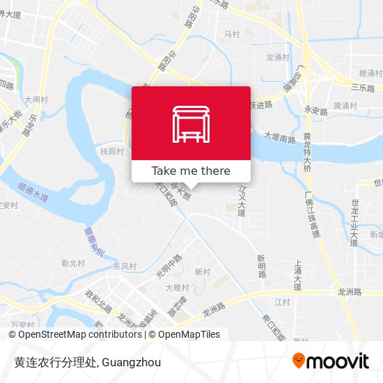 黄连农行分理处 map