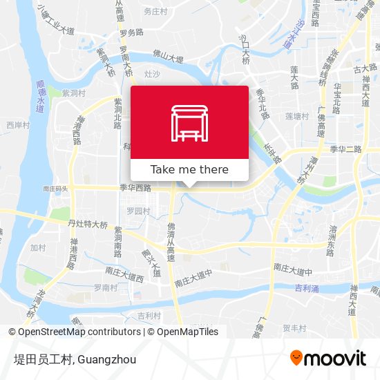 堤田员工村 map