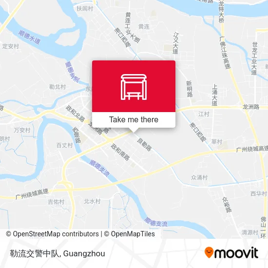 勒流交警中队 map