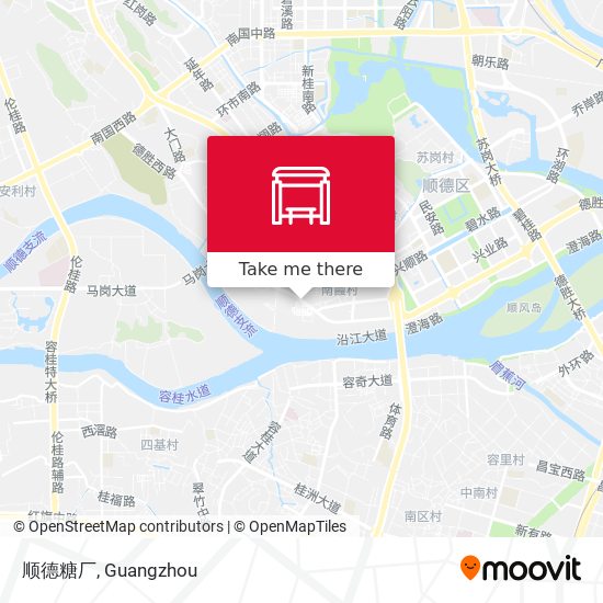 顺德糖厂 map