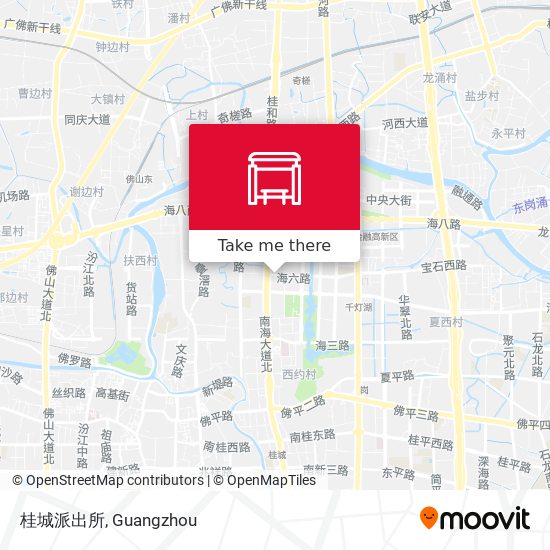 桂城派出所 map