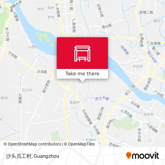沙头员工村 map