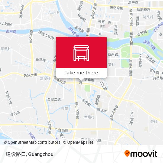 建设路口 map