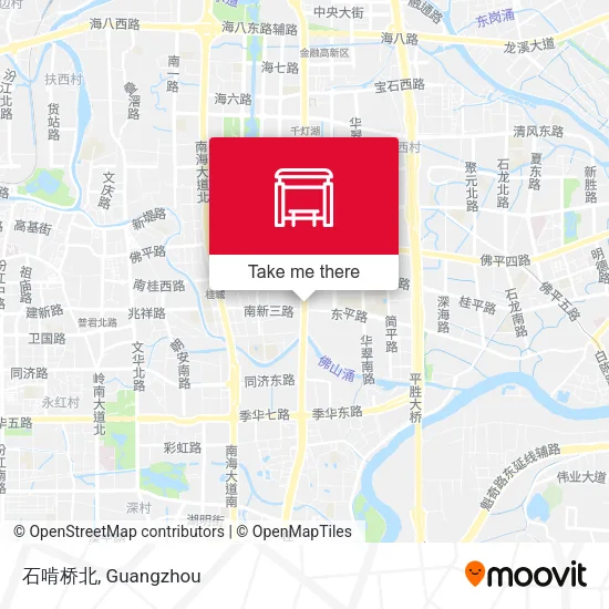石啃桥北 map