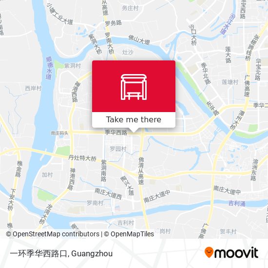一环季华西路口 map