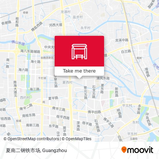 夏南二钢铁市场 map