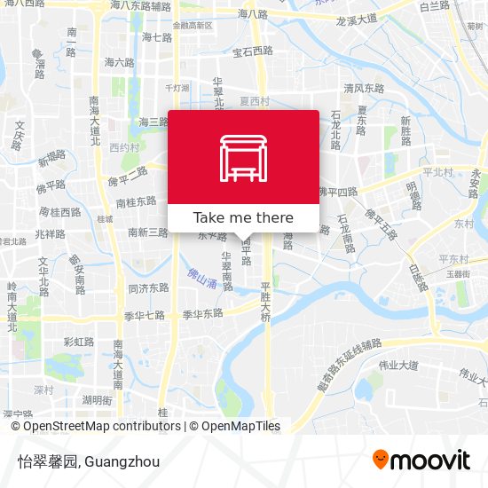 怡翠馨园 map