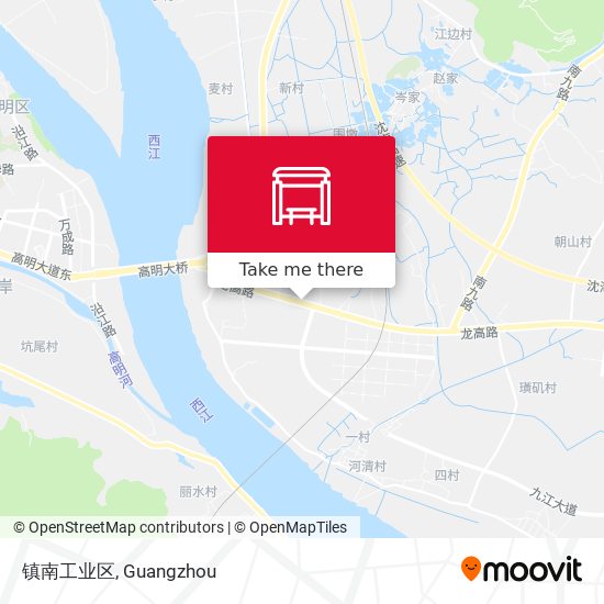 镇南工业区 map