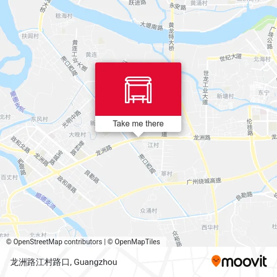 龙洲路江村路口 map