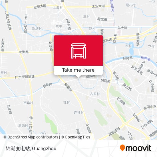 锦湖变电站 map