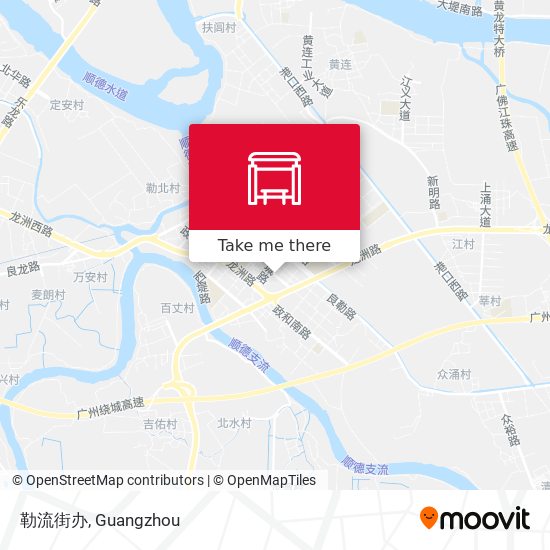 勒流街办 map