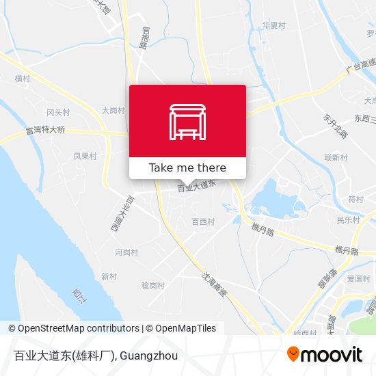 百业大道东(雄科厂) map