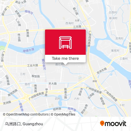 乌洲路口 map