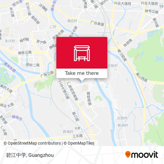 碧江中学 map